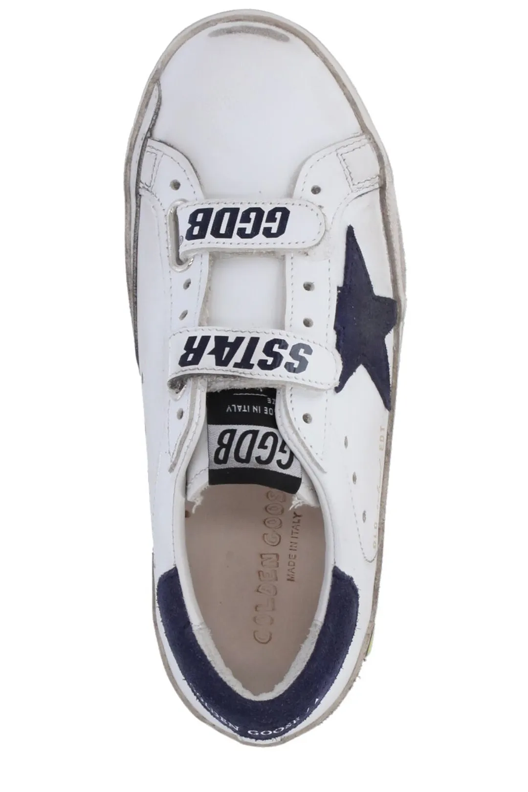Golden Goose Kids Old School Velcro Strap Sneakers