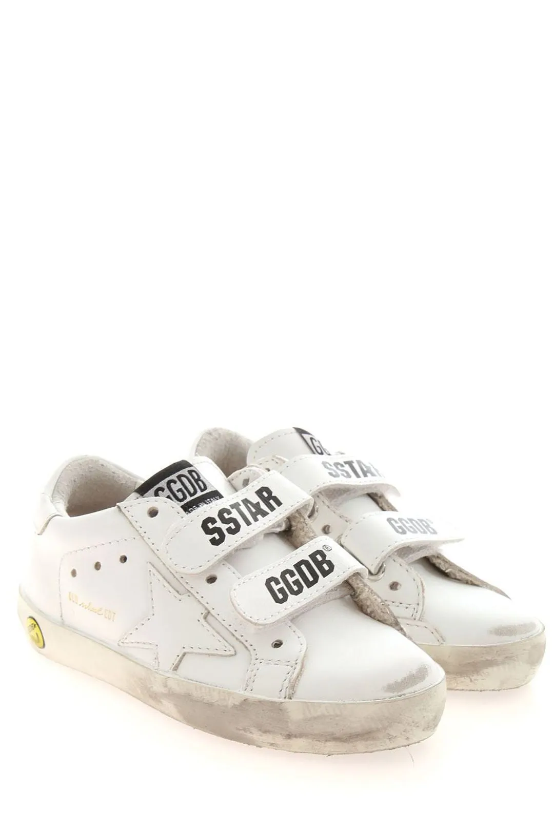 Golden Goose Kids Old School Velcro Strap Sneakers