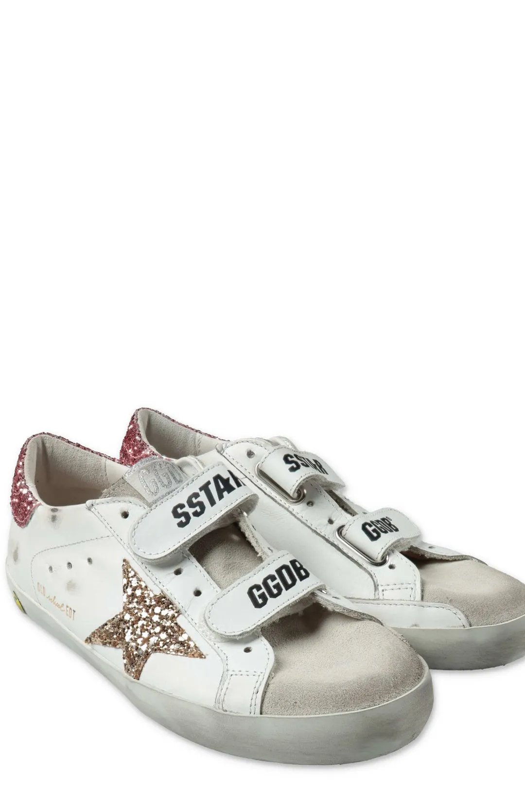 Golden Goose Kids Old School Velcro Strap Sneakers