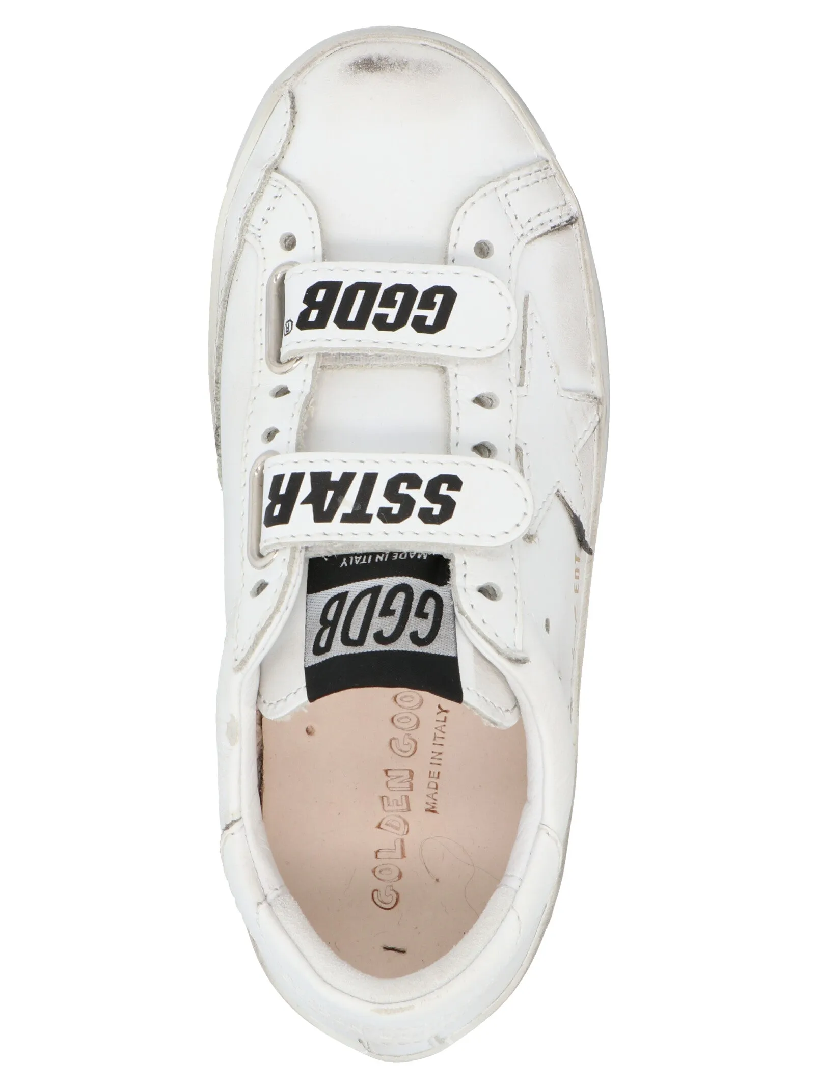 Golden Goose Kids Old School Velcro Strap Sneakers