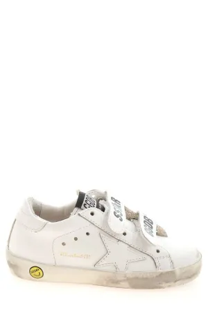 Golden Goose Kids Old School Velcro Strap Sneakers