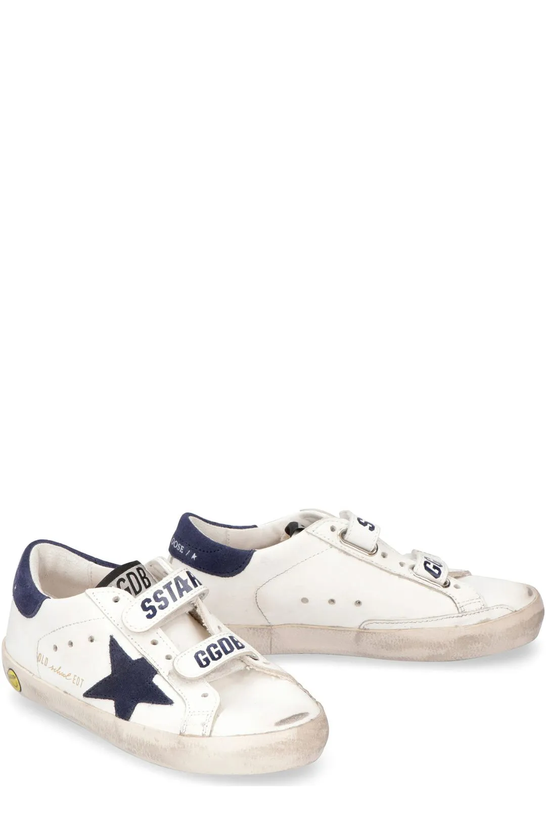 Golden Goose Kids Old School Velcro Strap Sneakers