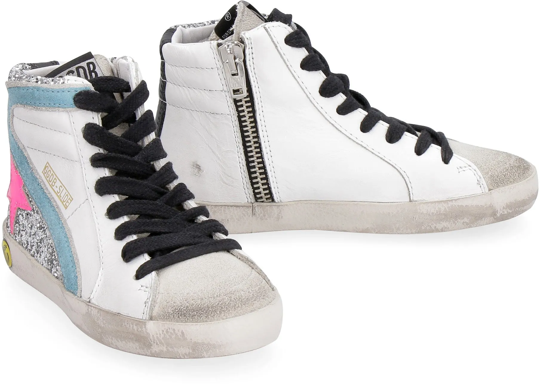 Golden Goose Kids Slide High Top Sneakers