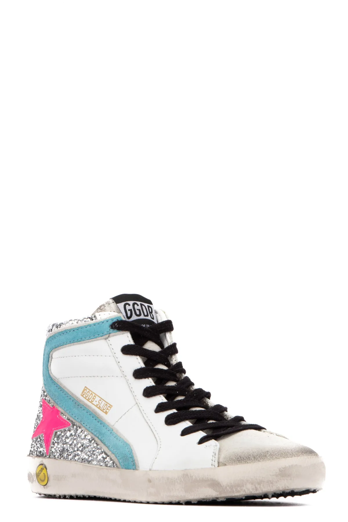Golden Goose Kids Slide High-Top Sneakers