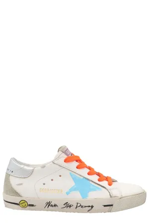 Golden Goose Kids Star-Patch Lace Up Sneakers