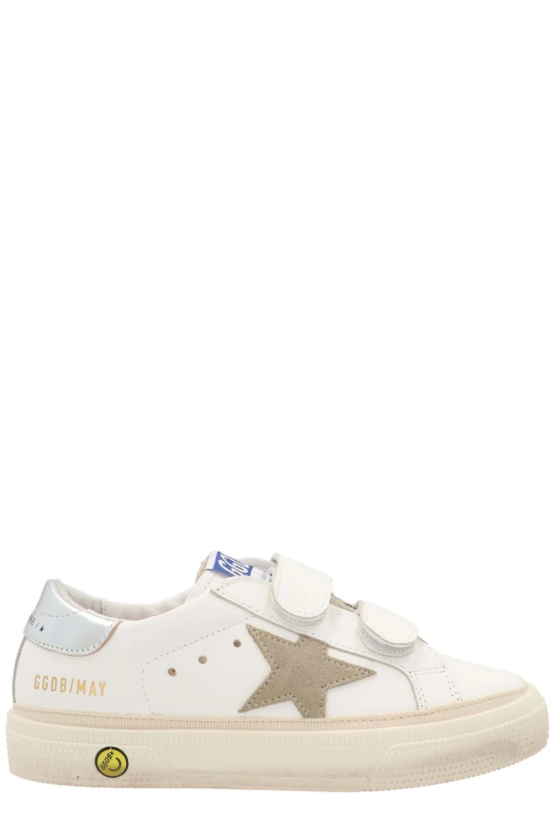 Golden Goose Kids Star Patch Round Toe Sneakers