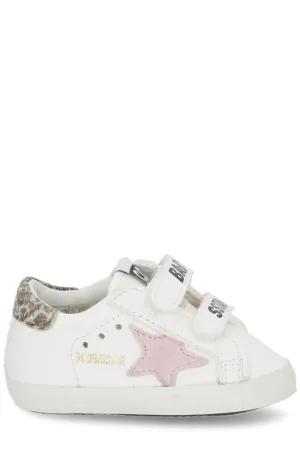 Golden Goose Kids Star Patch Touch-Strap Sneakers