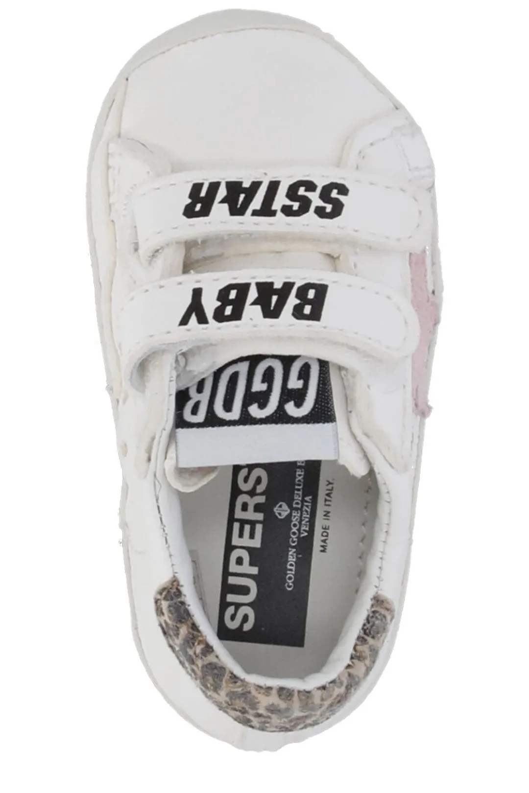 Golden Goose Kids Star Patch Touch-Strap Sneakers