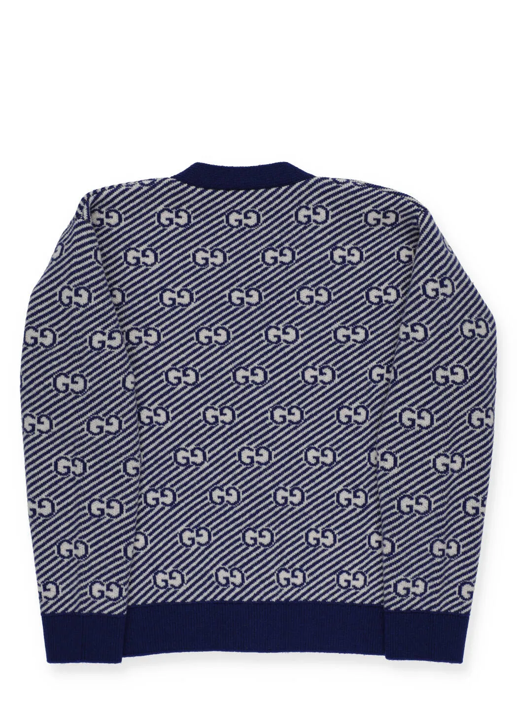 Gucci Kids GG Monogram V-Neck Cardigan