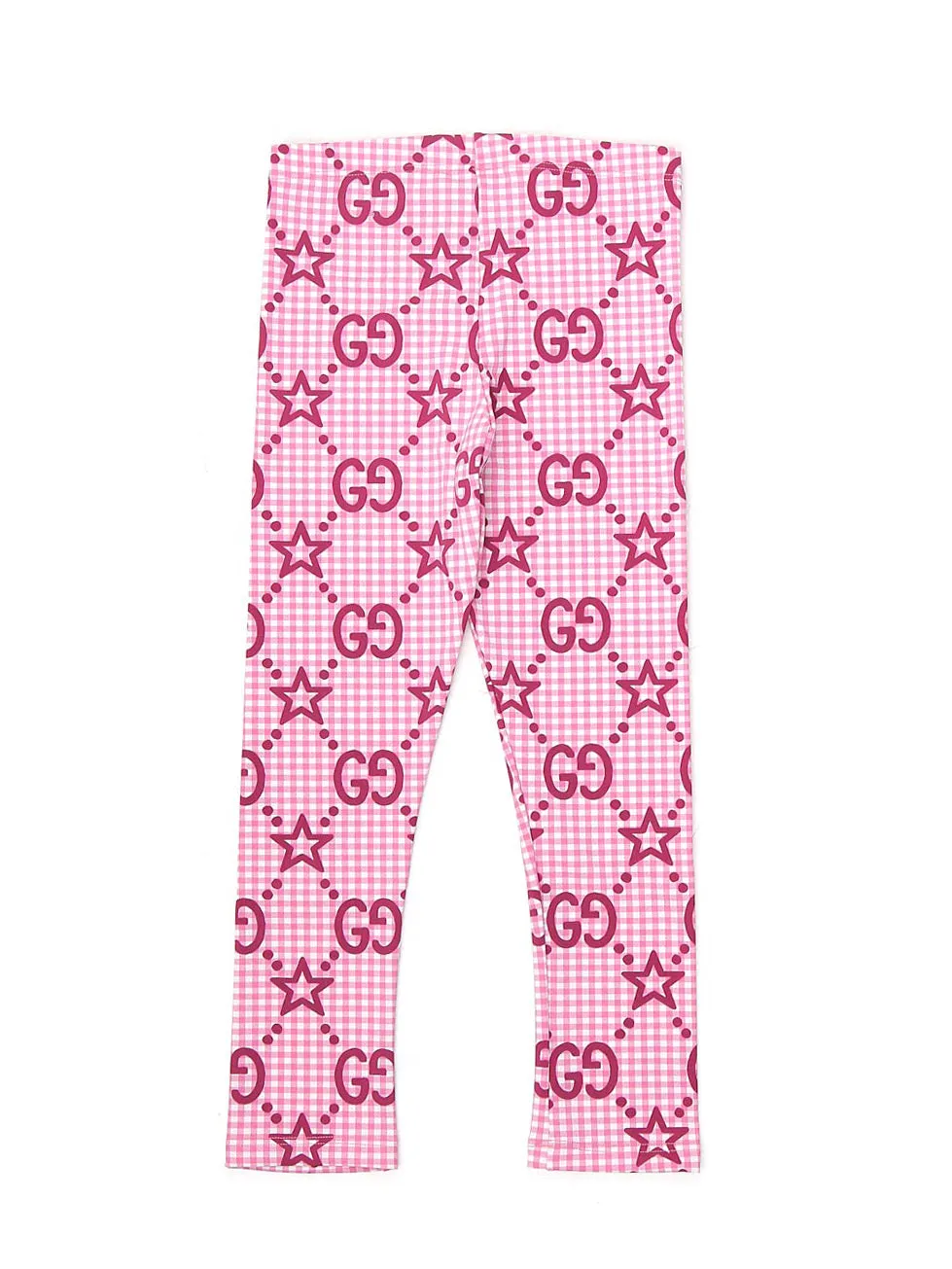 Gucci Kids GG Motif Gingham Leggings