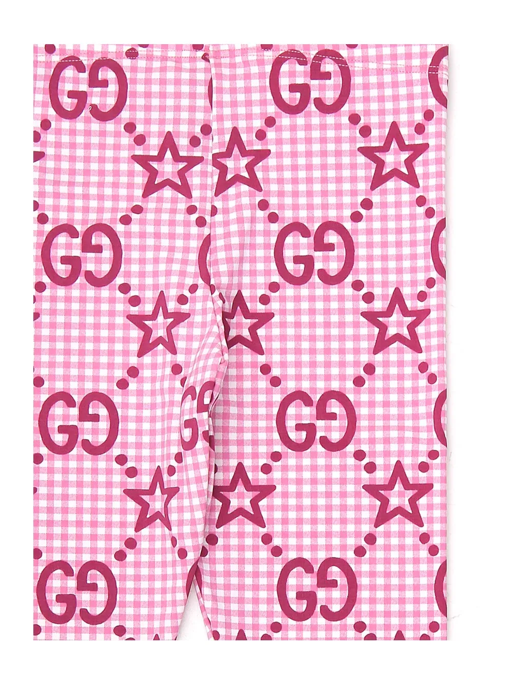 Gucci Kids GG Motif Gingham Leggings