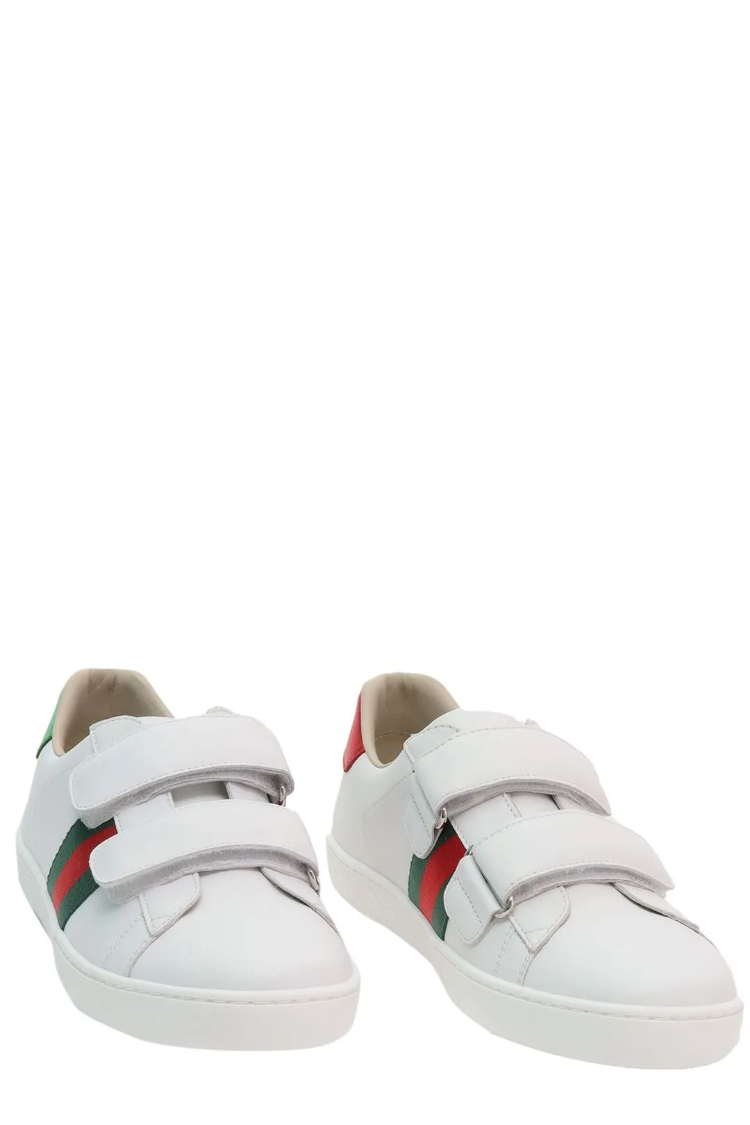 Gucci Kids Logo Detailed Double Strap Sneakers