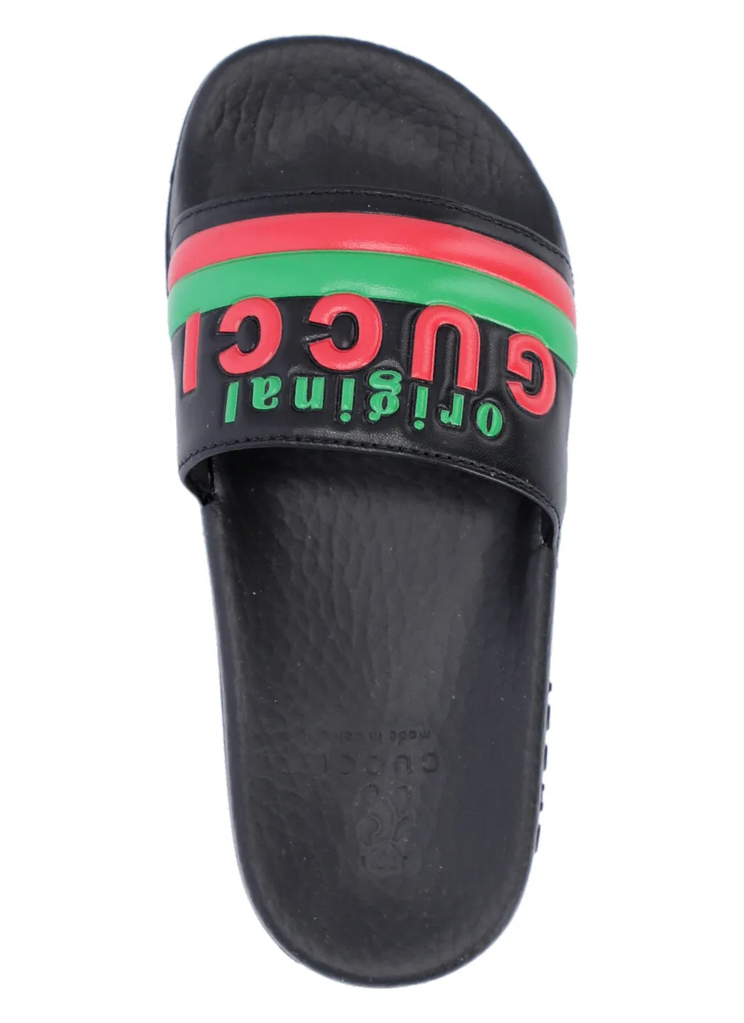 Gucci Kids Logo Embossed Slides