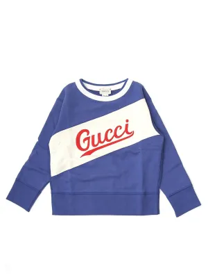 Gucci Kids Logo Printed Sweatshirt