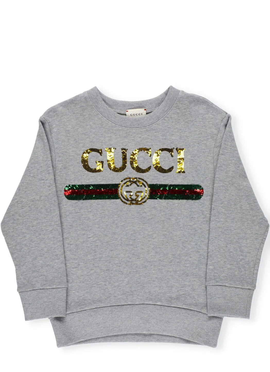 Gucci Kids Sequin Embellished Logo Sweatshirt