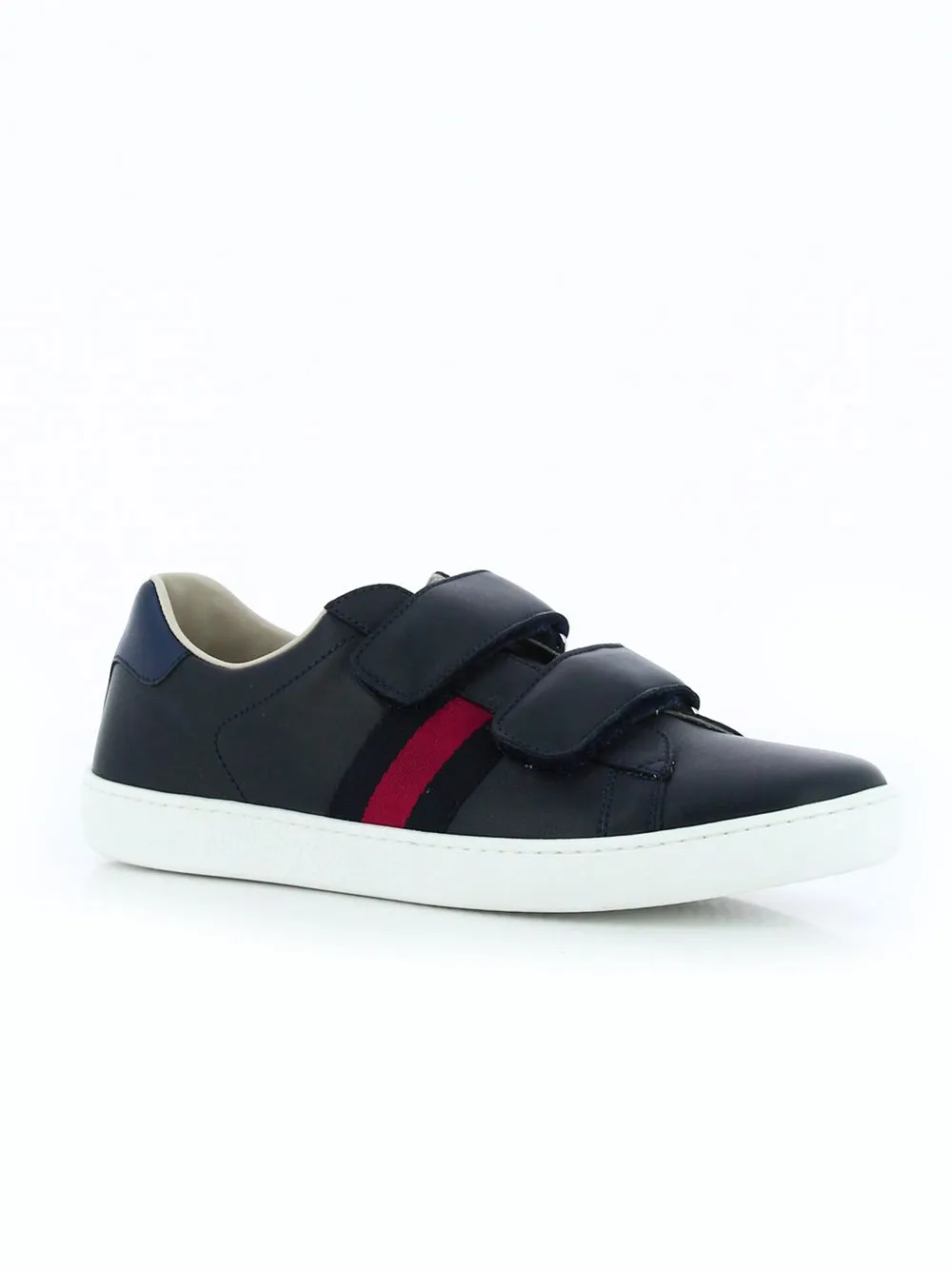 Gucci Kids Touch Strap Web Low-Top Sneakers