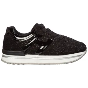 Hogan Kids Glittered Low-Top Sneakers