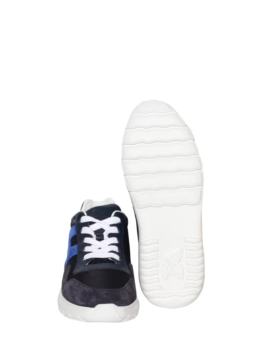 Hogan Kids Logo Detailed Sneakers