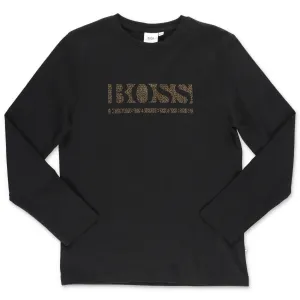 Hugo Boss Kids Logo Detail Long Sleeve T-Shirt