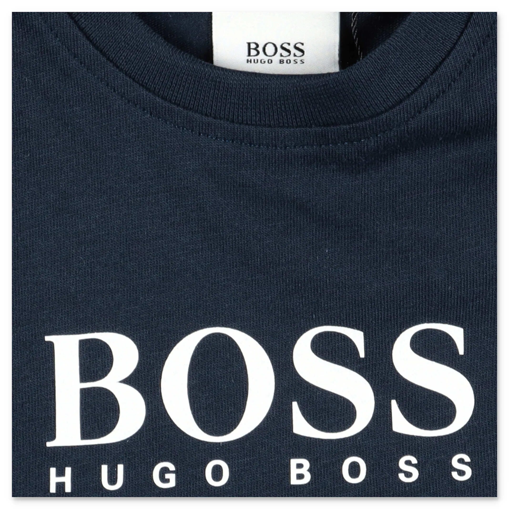 Hugo Boss Kids Logo Printed Long Sleeve T-Shirt