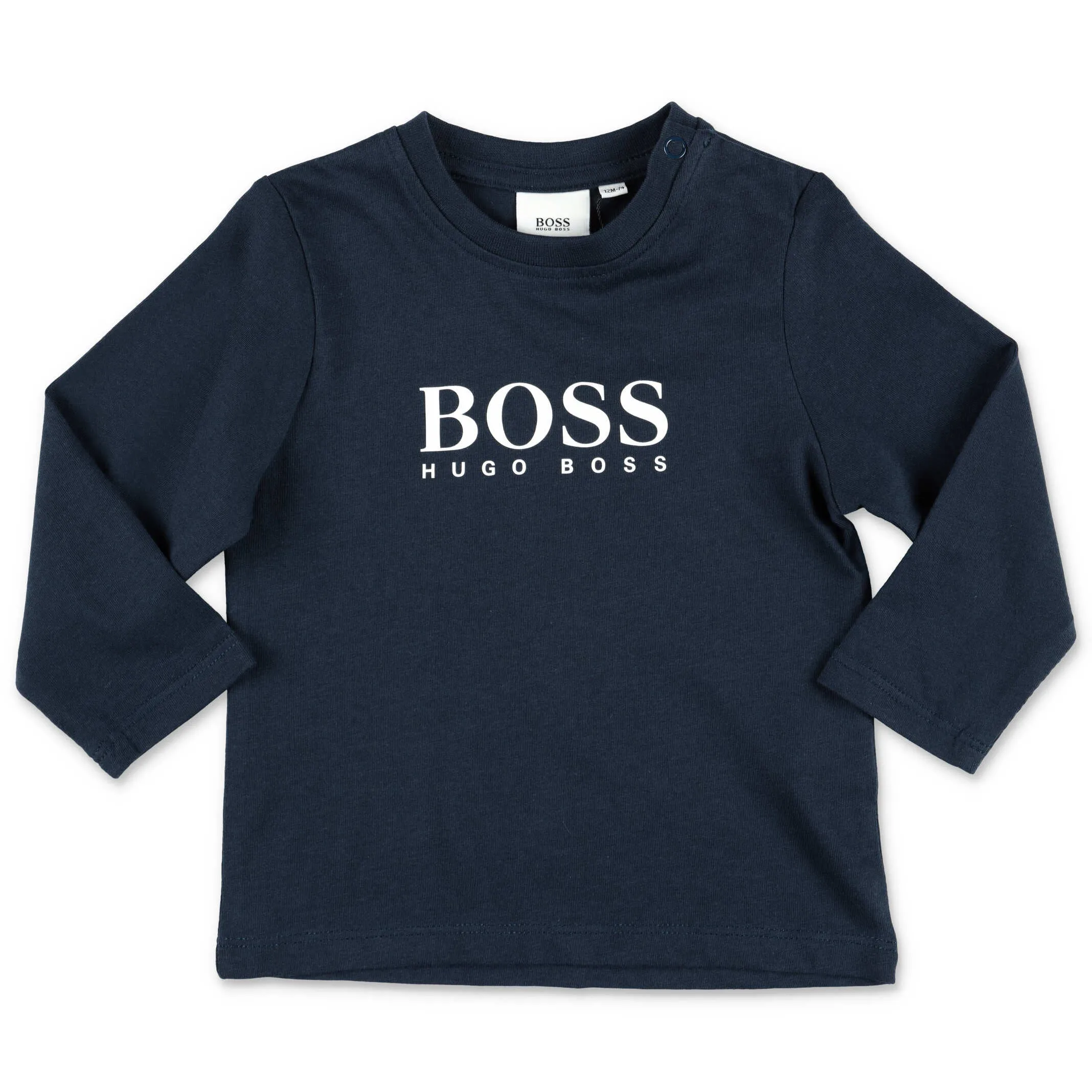 Hugo Boss Kids Logo Printed Long Sleeve T-Shirt