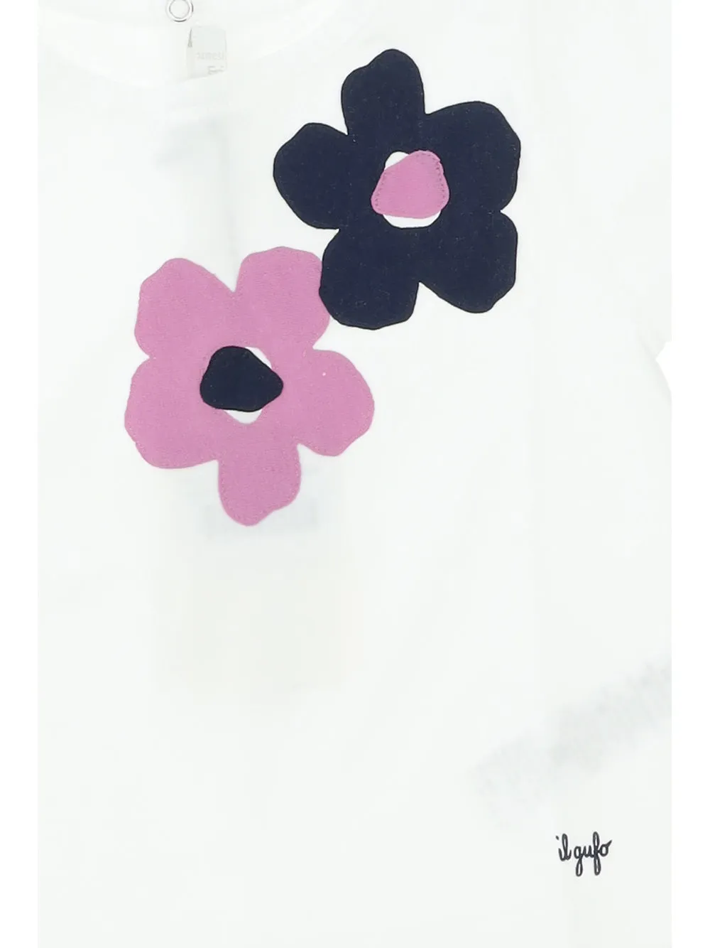 Il Gufo Floral Printed Crewneck T-Shirt