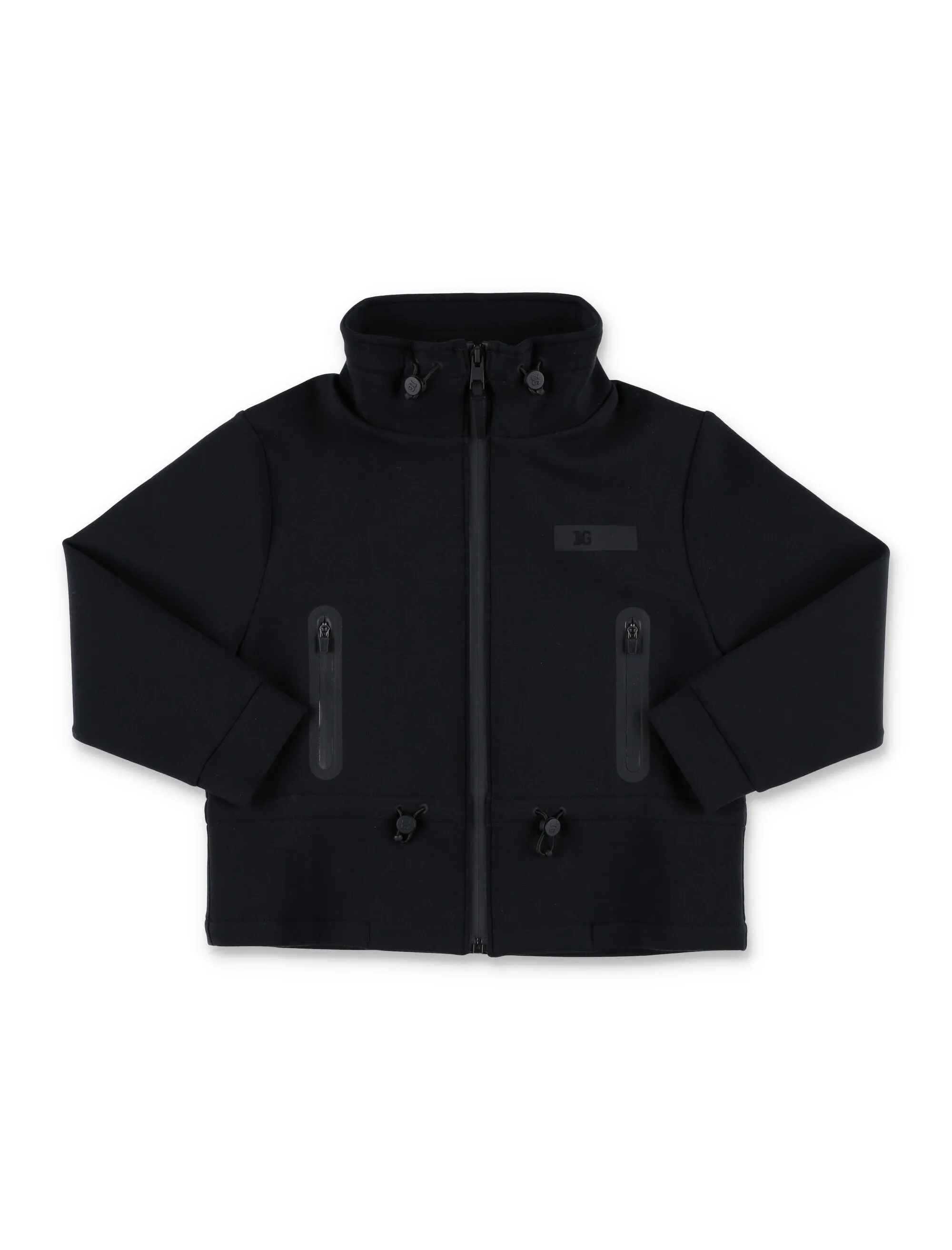 Il Gufo High-Neck Zipped Logo Detailed Jacket