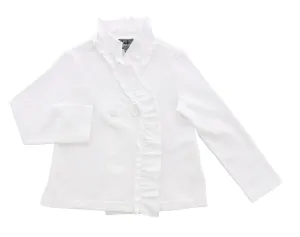 Il Gufo Ruffled Long Sleeved Jacket