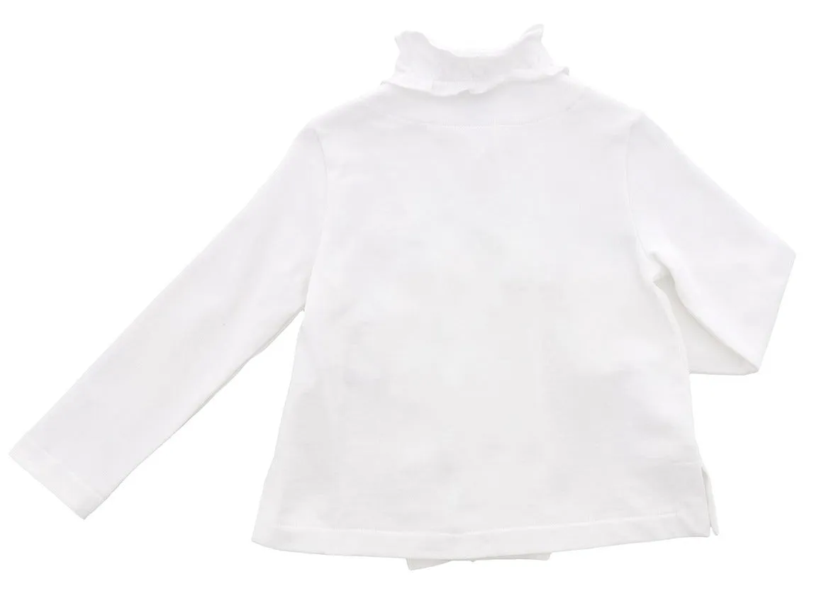 Il Gufo Ruffled Long Sleeved Jacket