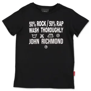 John Richmond Junior Crewneck Printed T-Shirt