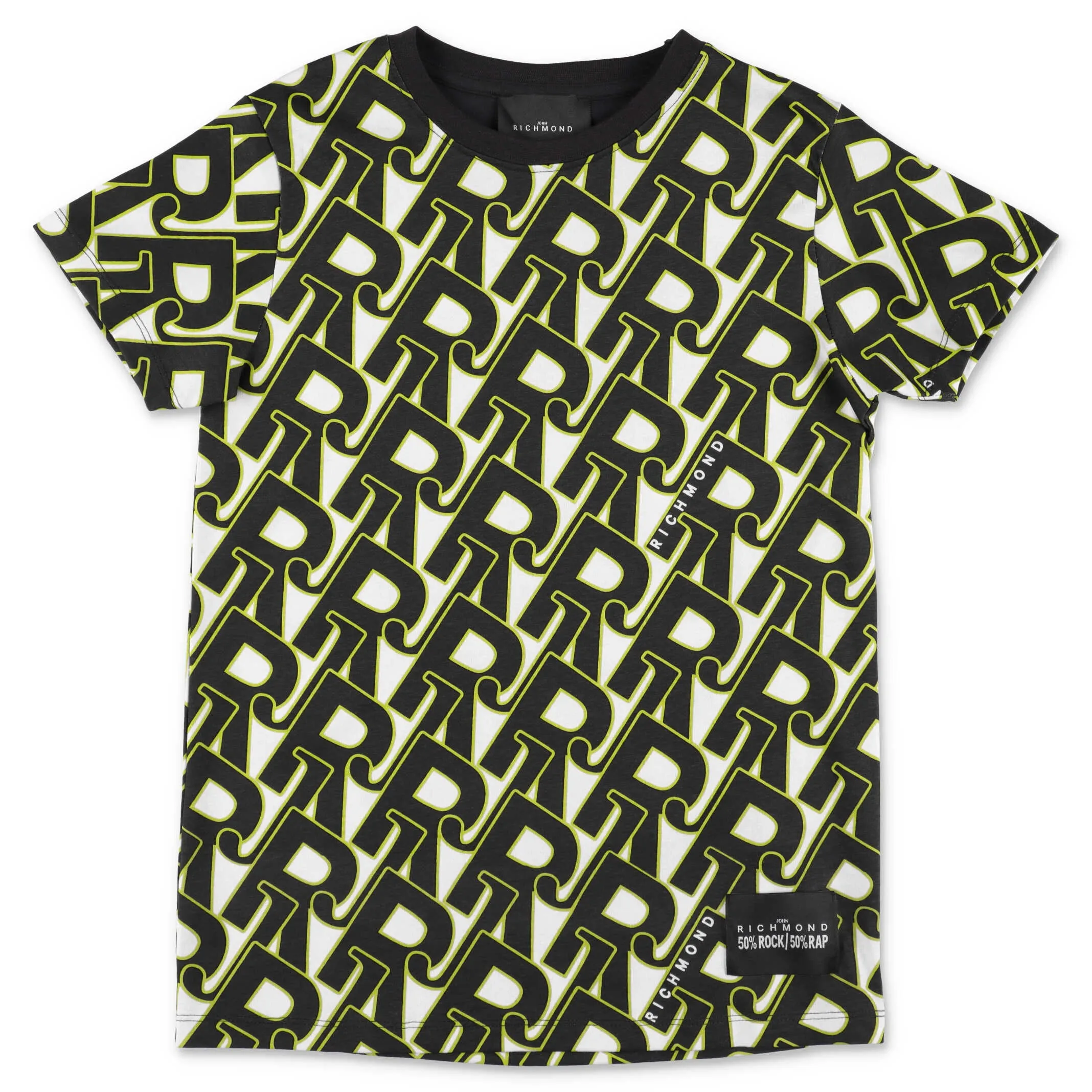 John Richmond Junior Monogram Print T-Shirt