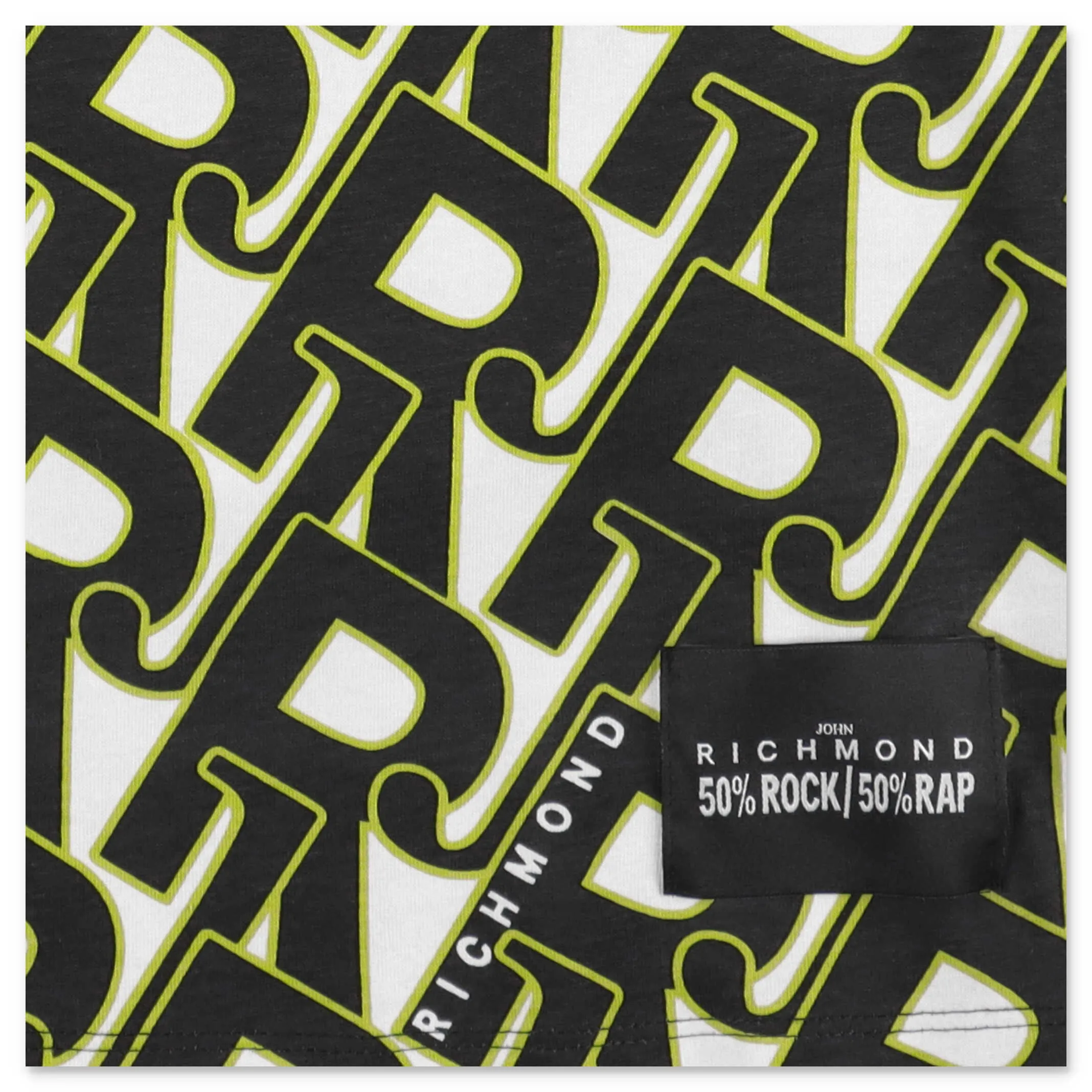 John Richmond Junior Monogram Print T-Shirt