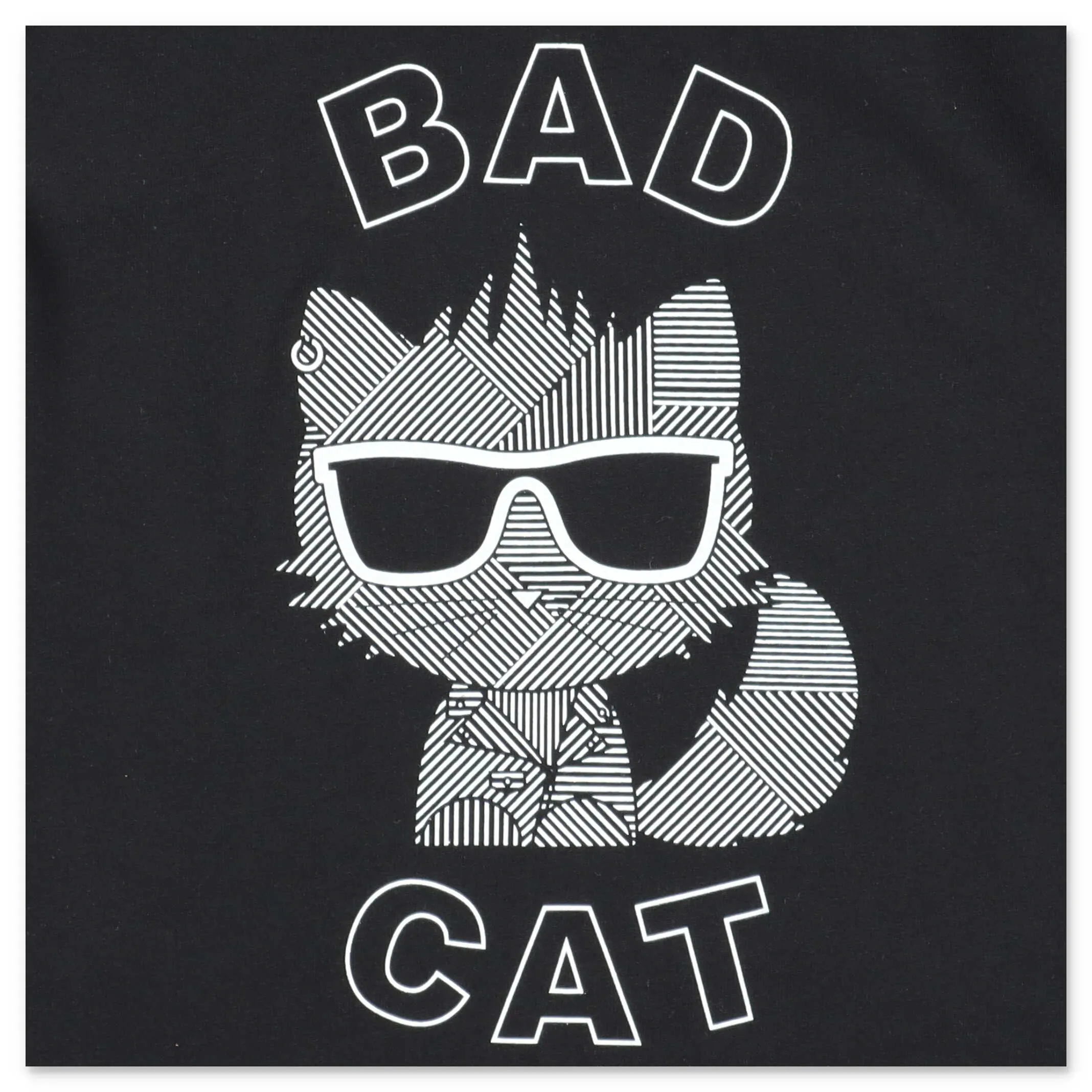 Karl Lagerfeld Kids Bad Cat Long-Sleeve T-Shirt