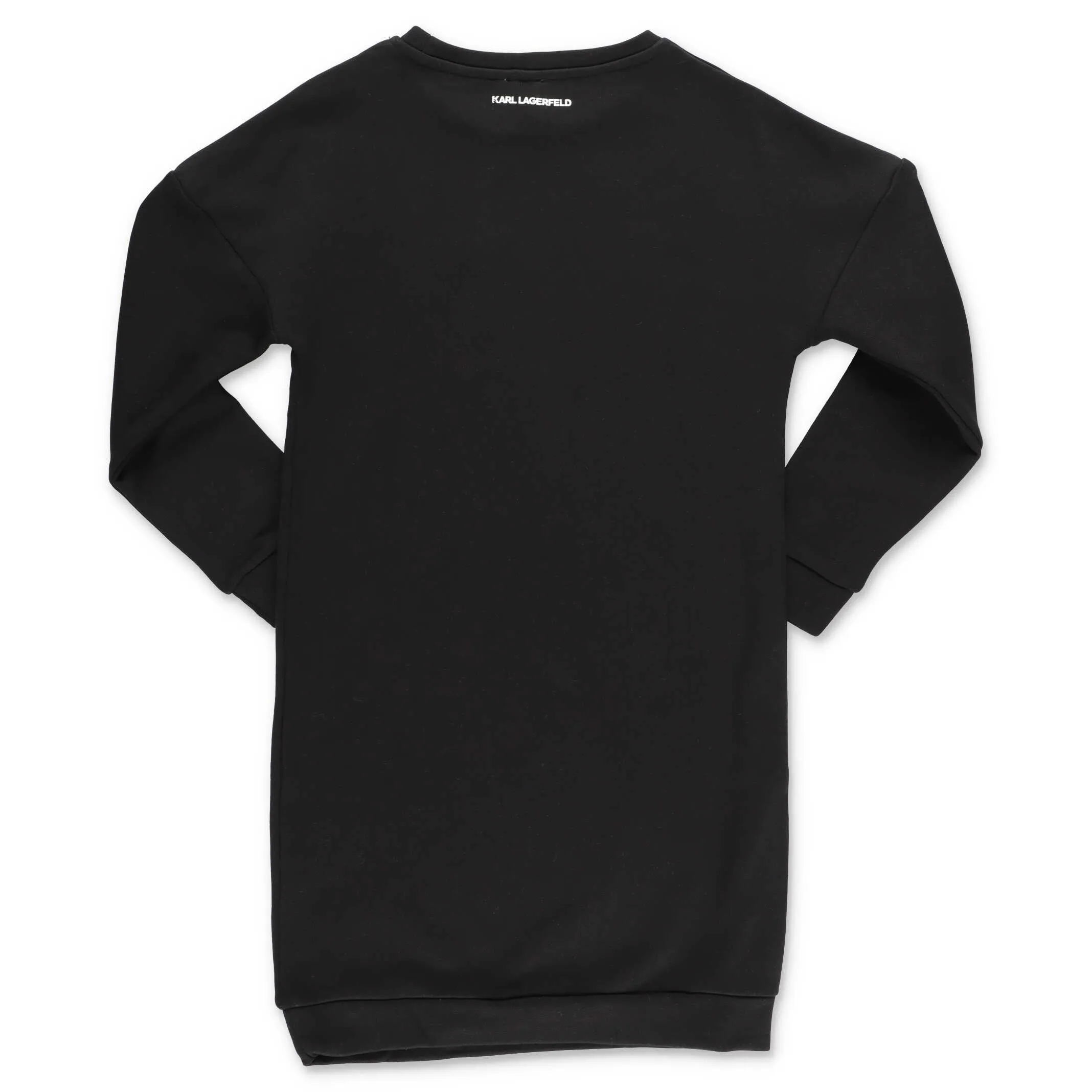 Karl Lagerfeld Kids K/Ikonik Rhinestone Detail Sweatshirt Dress