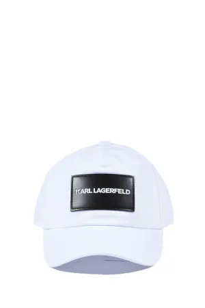Karl Lagerfeld Kids Logo Patch Baseball Cap