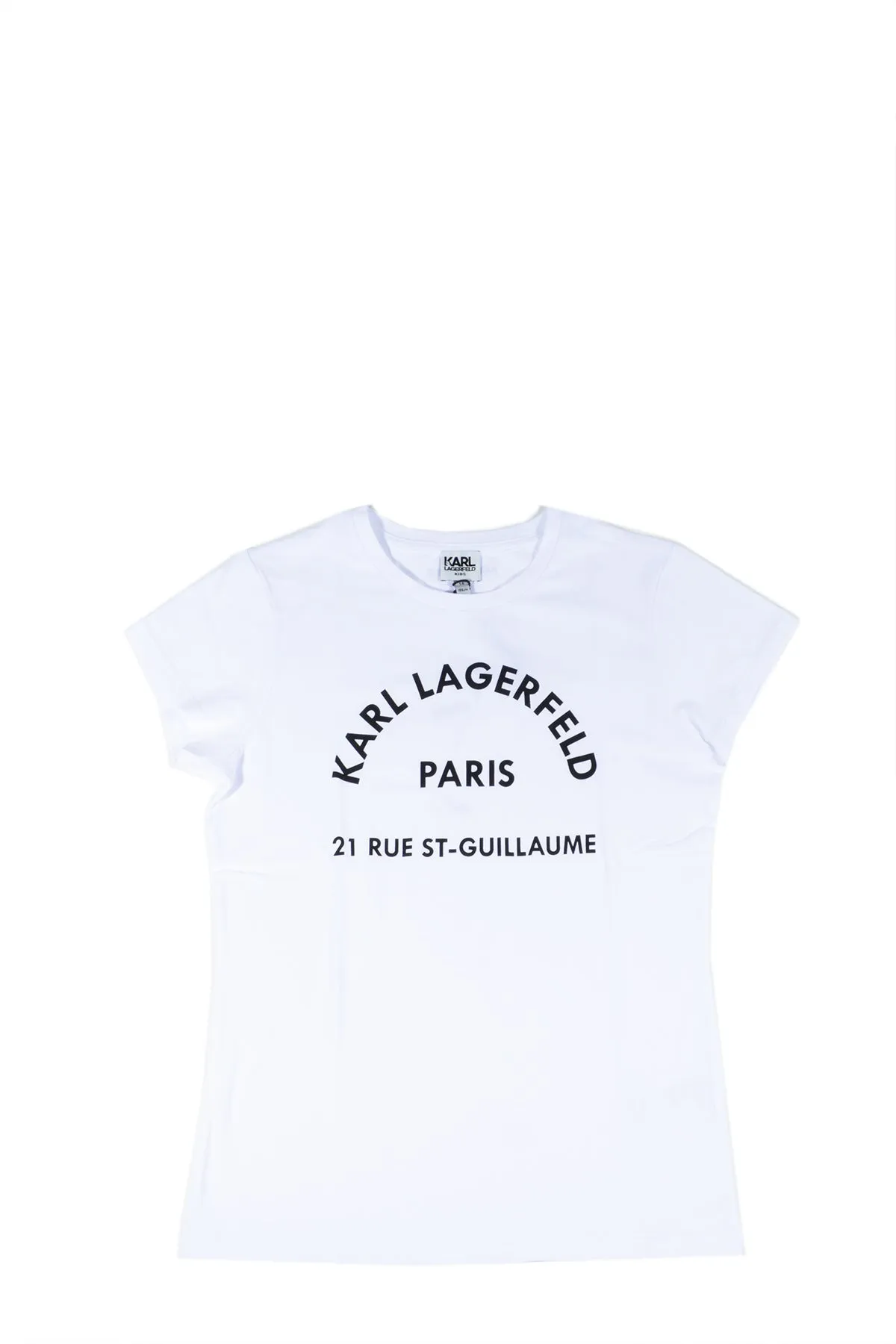 Karl Lagerfeld Kids Logo Print Crewneck T-Shirt