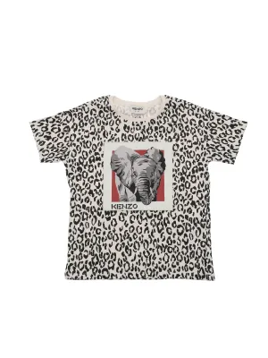 Kenzo Kids Animal Printed T-Shirt