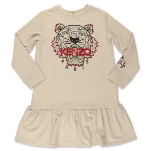 Kenzo Kids Chinese New Year Tiger Embroidered Dress