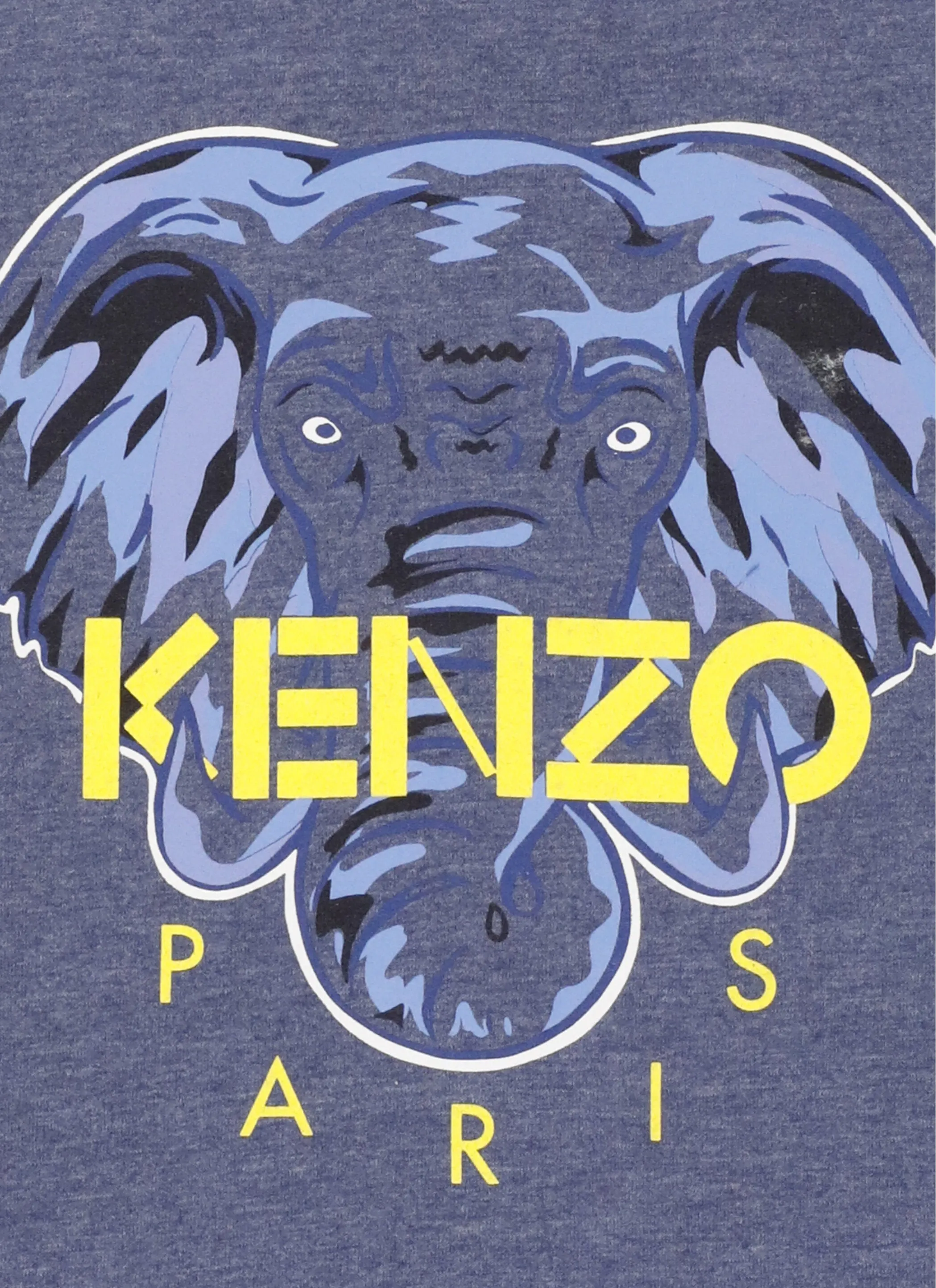 Kenzo Kids Elephant Logo Printed Long-Sleeve T-Shirt