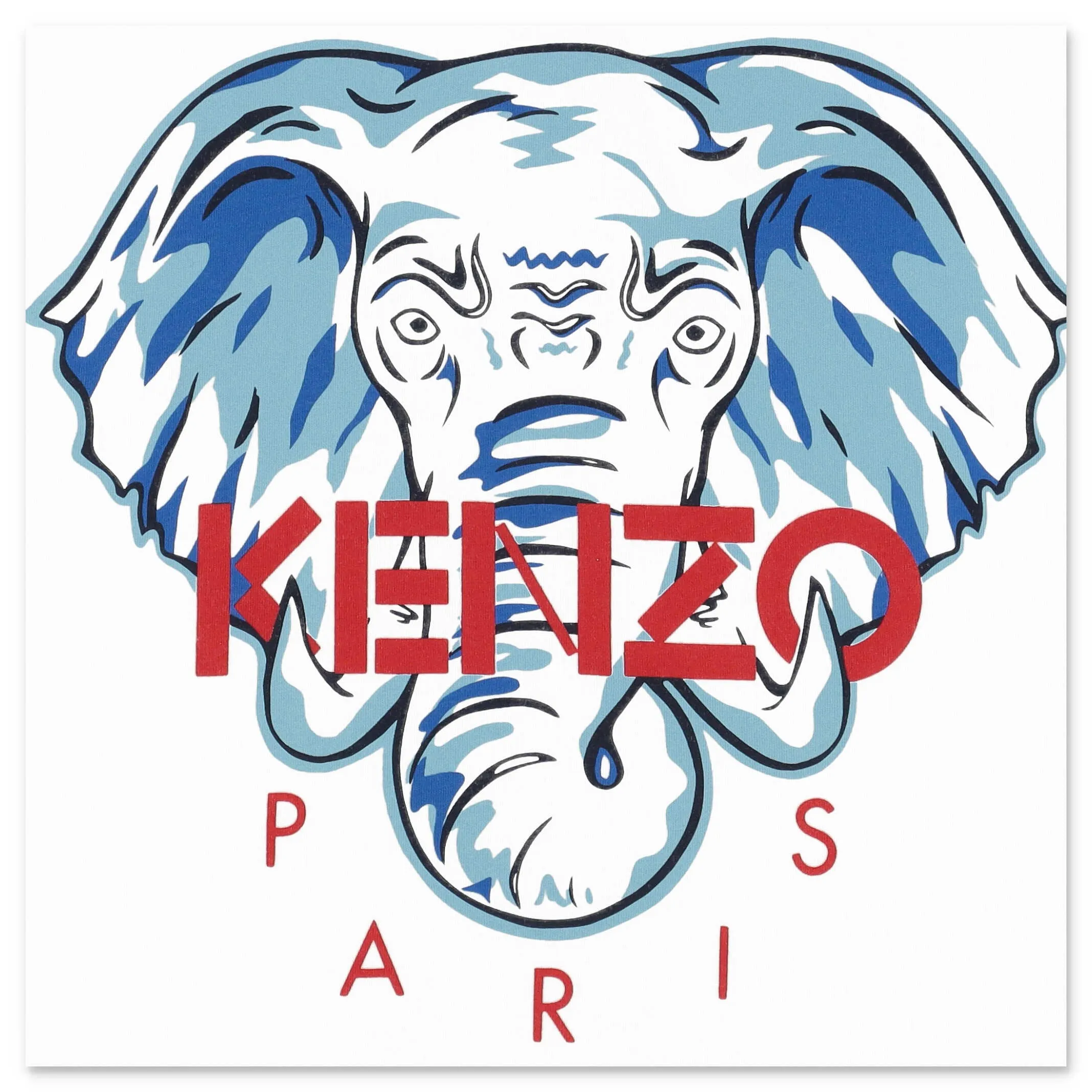 Kenzo Kids Elephant Printed T-Shirt