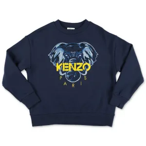 Kenzo Kids Logo Embroidered Sweatshirt