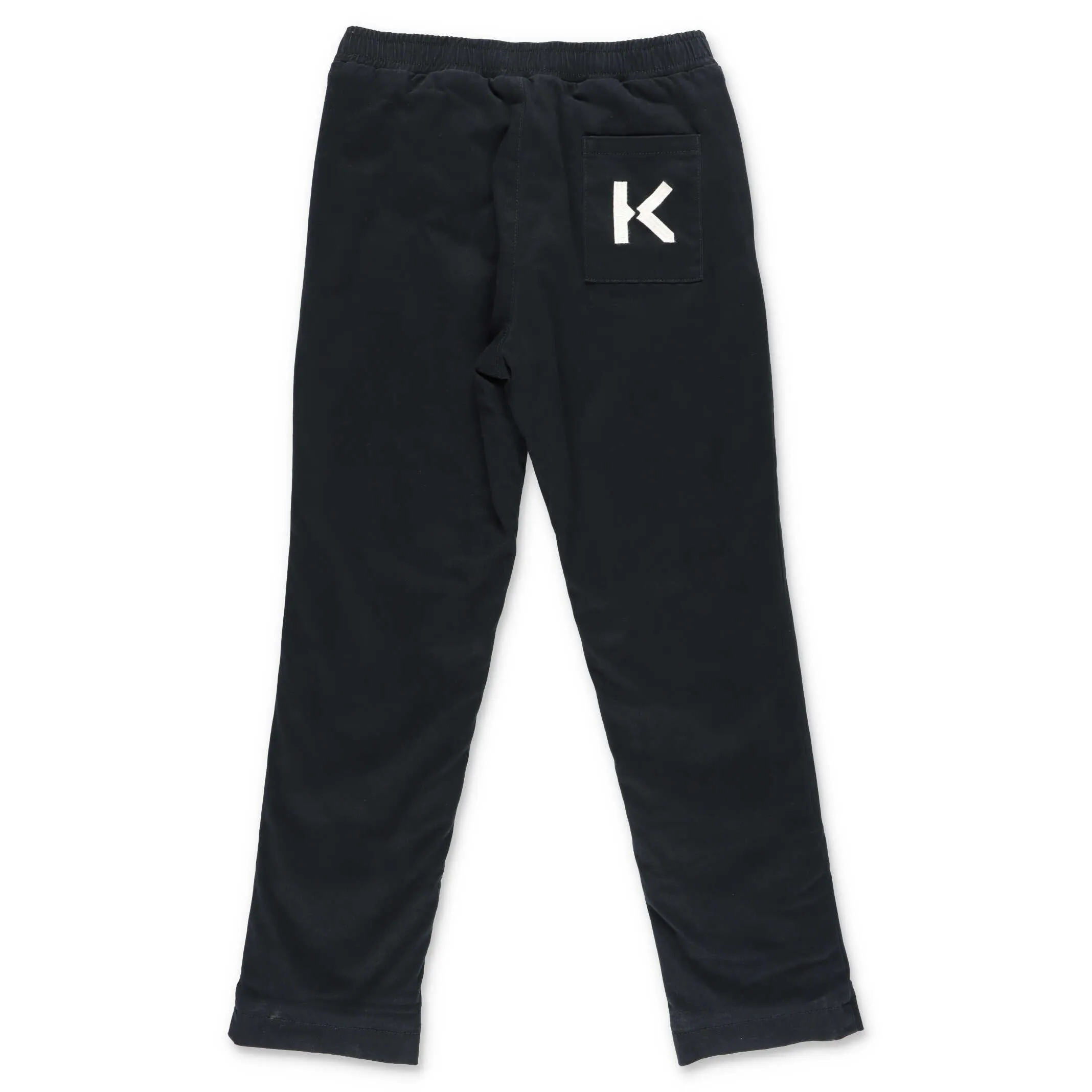 Kenzo Kids Logo Embroidered Track Trousers