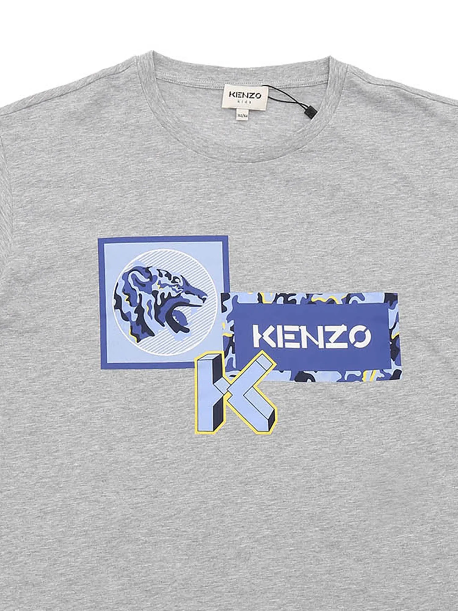 Kenzo Kids Logo Print Crewneck T-Shirt