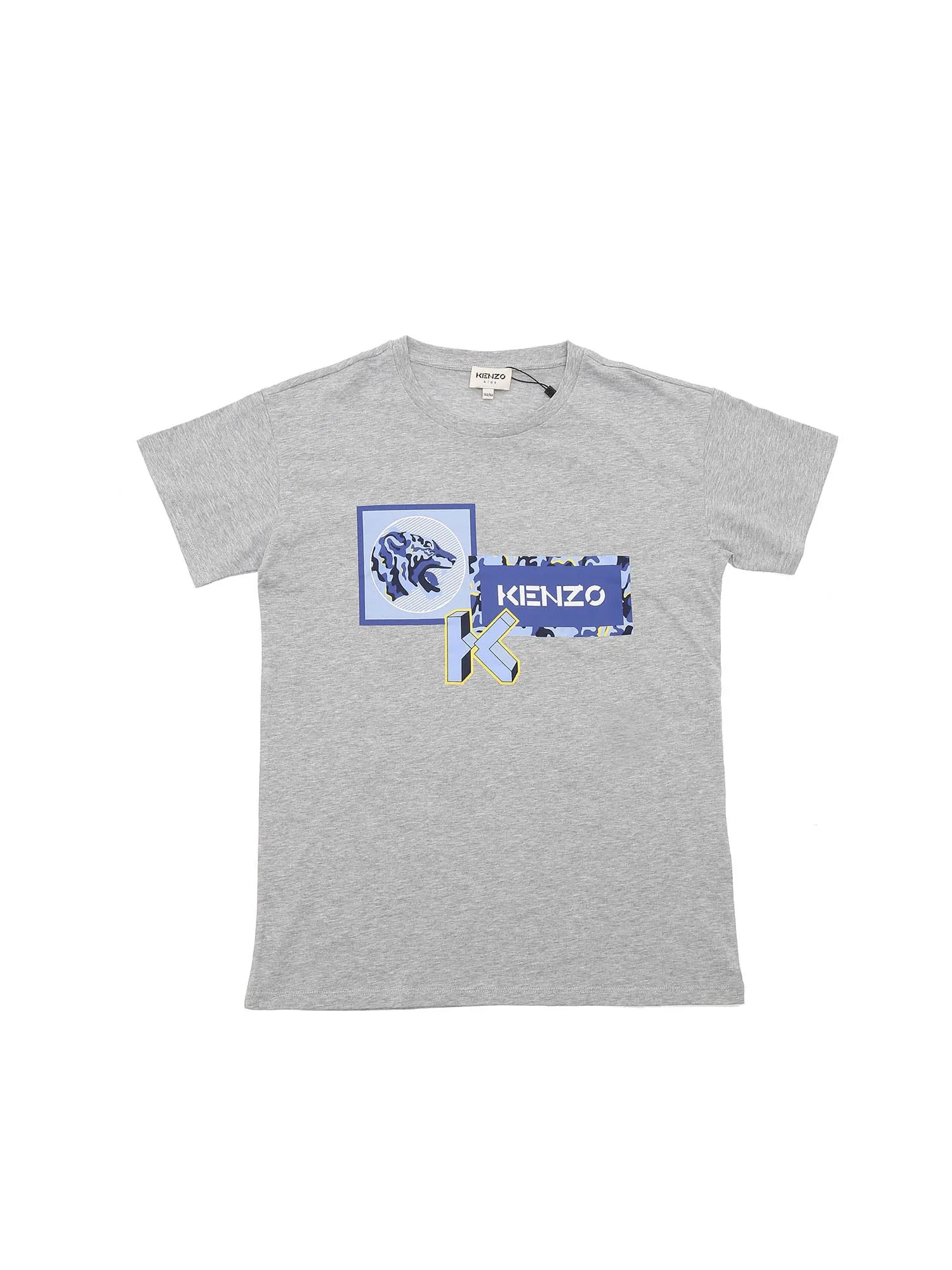 Kenzo Kids Logo Print Crewneck T-Shirt
