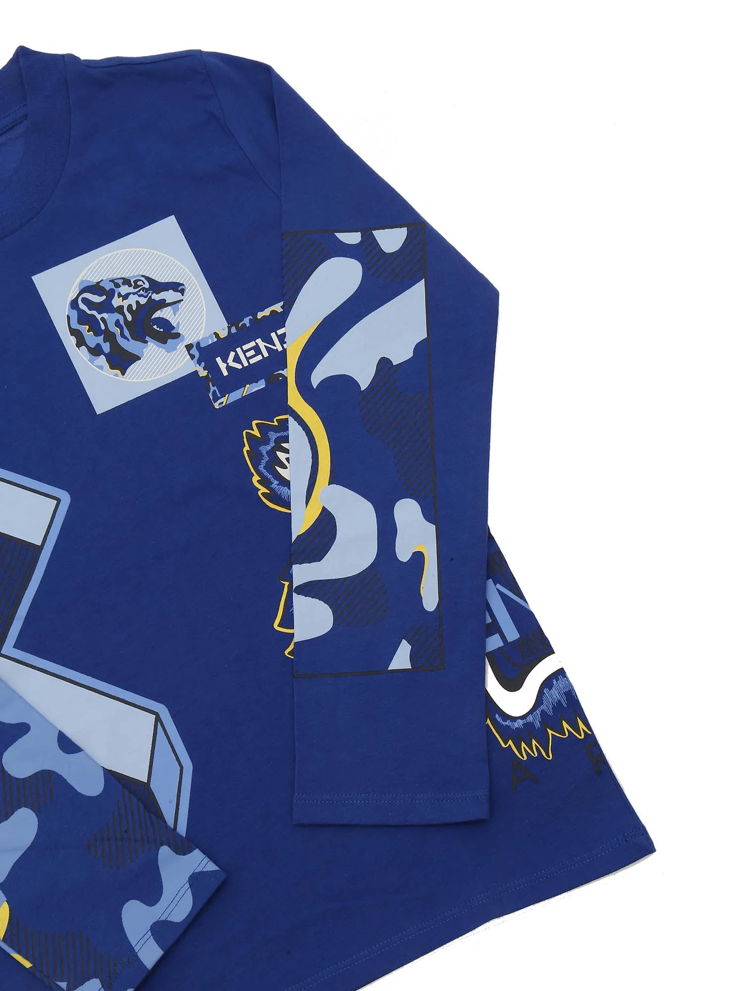 Kenzo Kids Logo Print Long-Sleeve T-Shirt