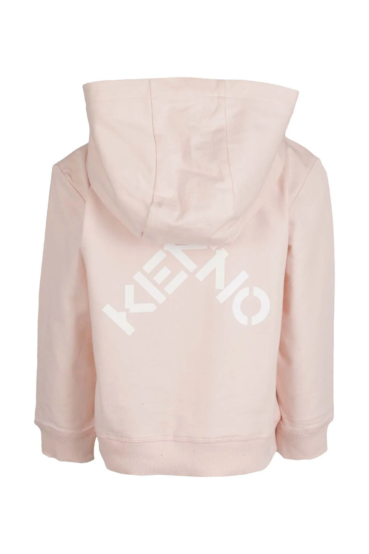 Kenzo Kids Logo Printed Zipped Hoodie