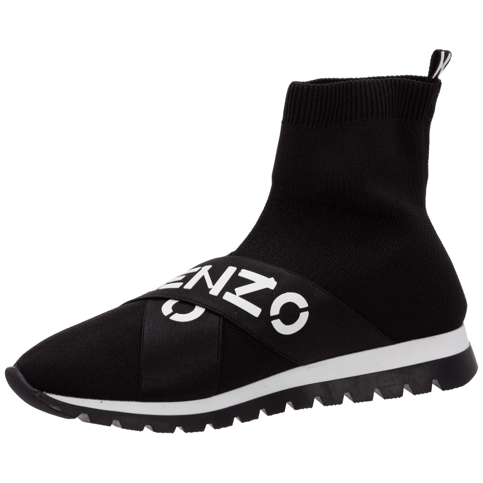 Kenzo Kids Logo Tap High Top Sneakers