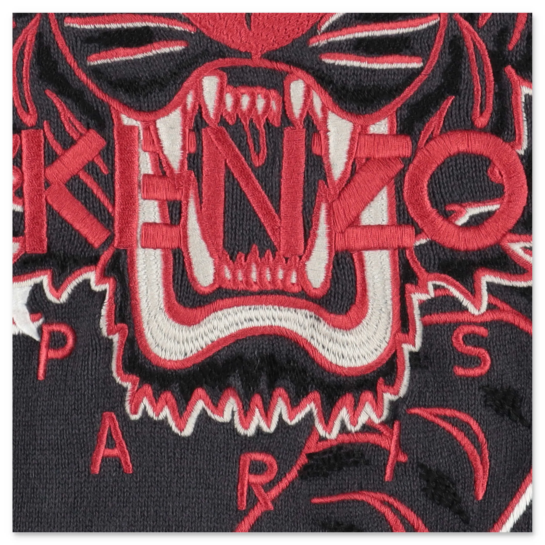 Kenzo Kids Tiger Embroidered Crewneck Sweatshirt