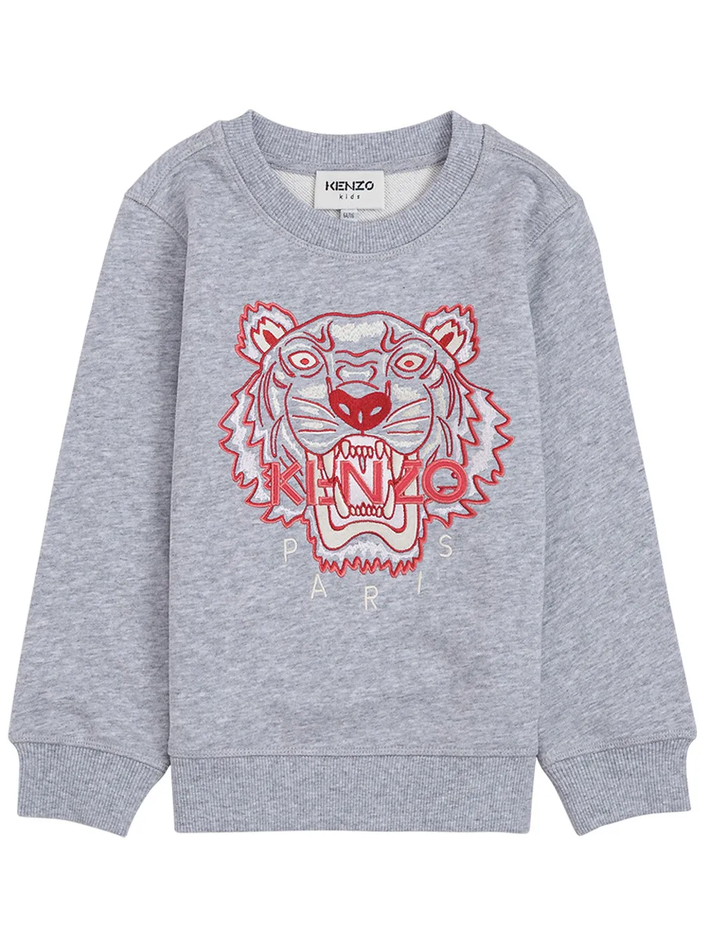 Kenzo Kids Tiger Embroidered Crewneck Sweatshirt