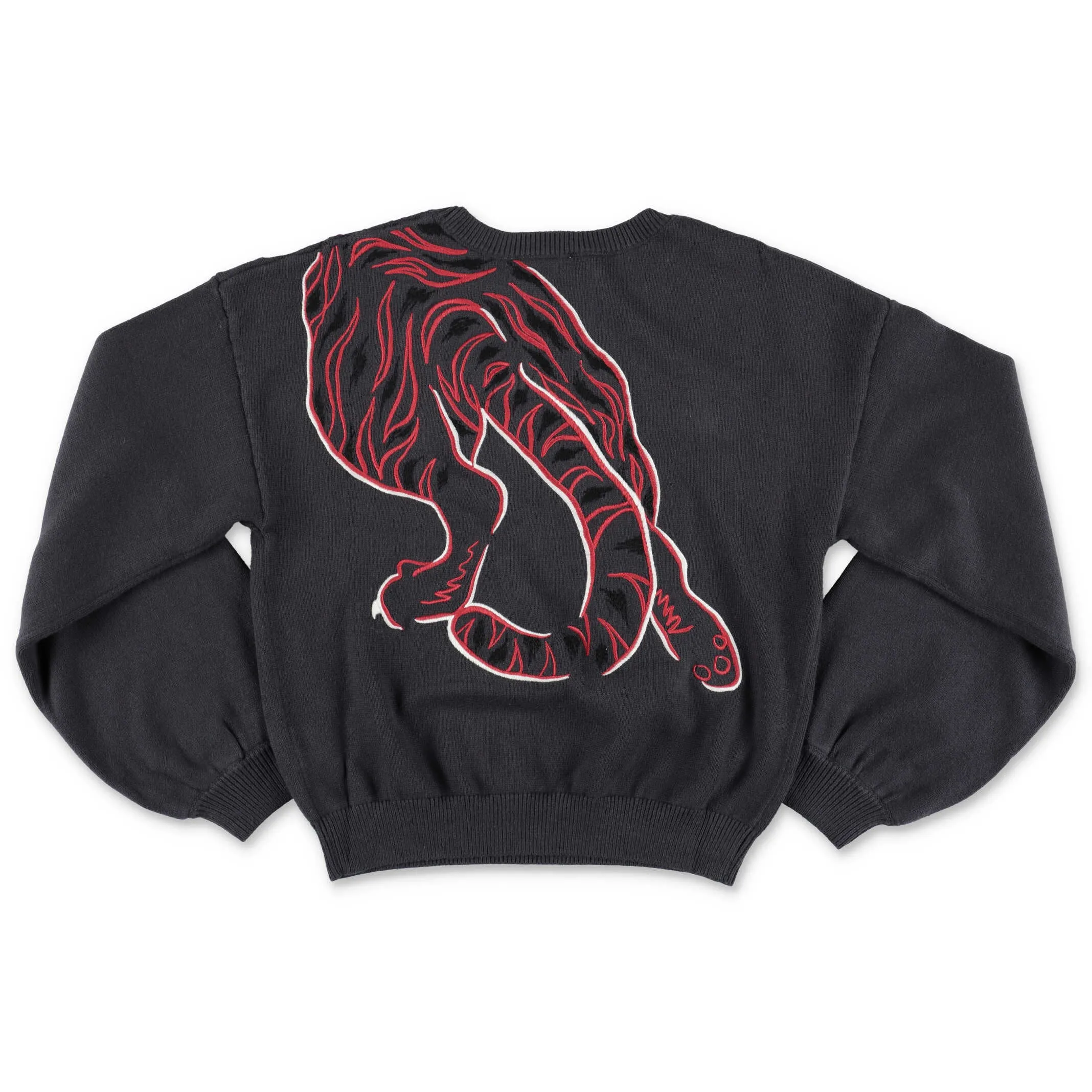 Kenzo Kids Tiger Embroidered Crewneck Sweatshirt